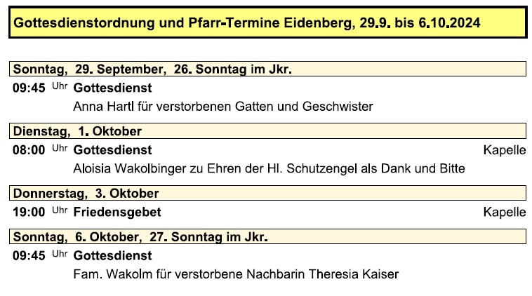 Pfarre Eidenberg 20240928