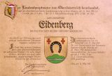 Eidenberg Urkunde, Wappen